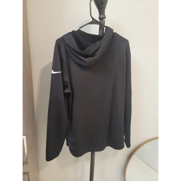 NIKE ATLANTA FALCONS TEAM PLAYER ISSUED HOODIE BLACK Men’s L TJ Yates - Picture 6 of 9